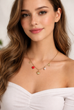Anti tarnish charm necklace