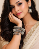Handcrafted Statement Kada Pair