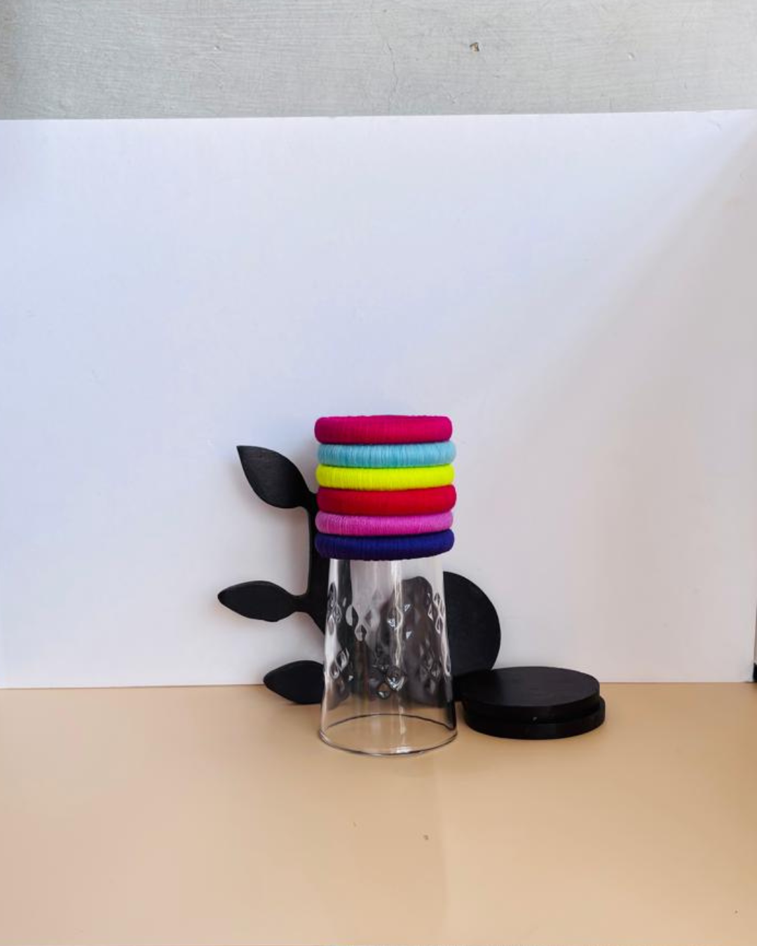 Vibrant Multicolour Thread Bangles Set [ Size 2/4]